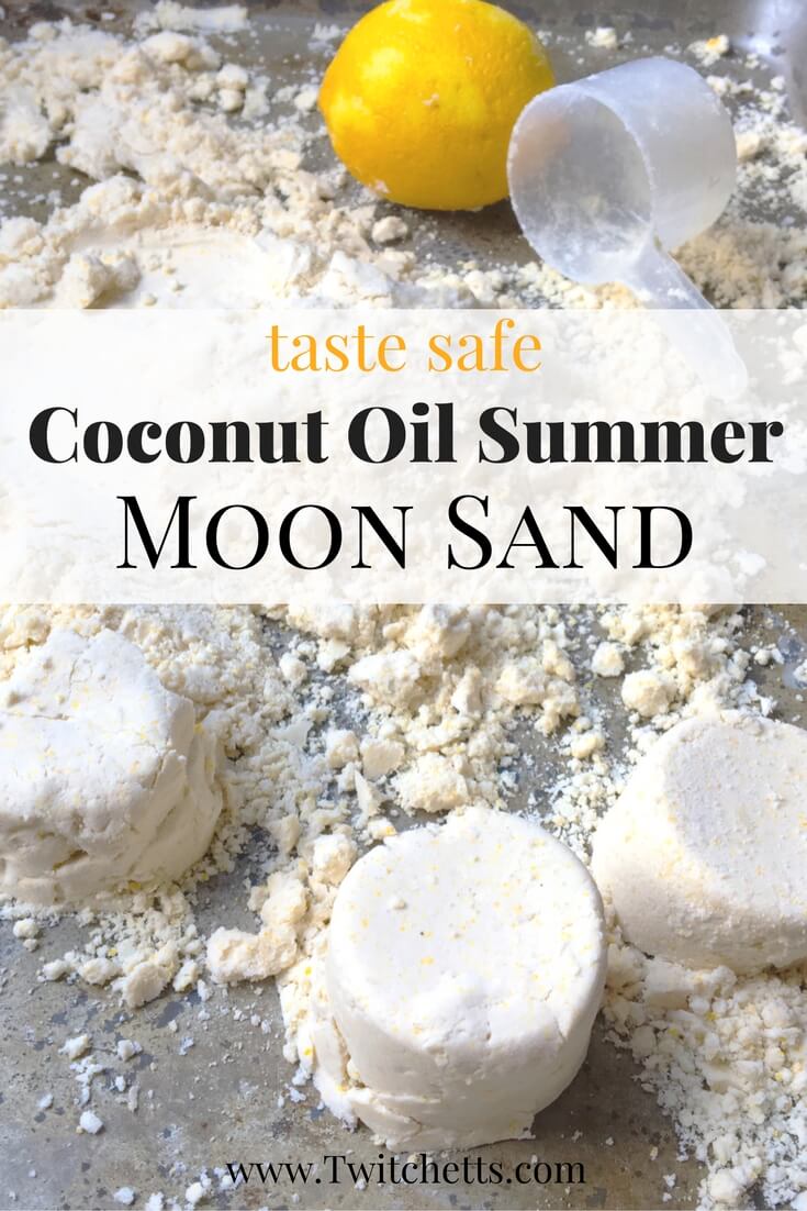 Coconut Oil Moon Sand