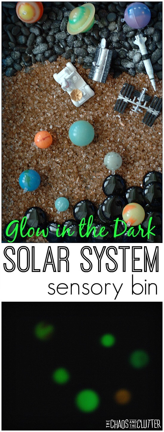Solar System Sensory Bin