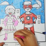 Superheroes Coloring and Activity Book!
