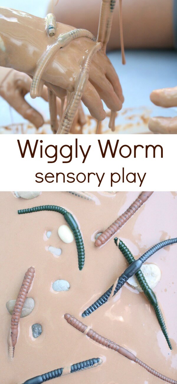 Wiggly Worm Sensory Play